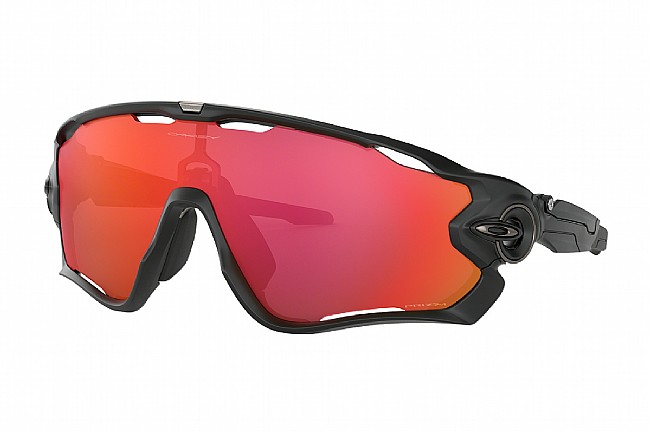 Oakley Jawbreaker Sunglasses Matte Black - PRIZM Trail Torch Lenses