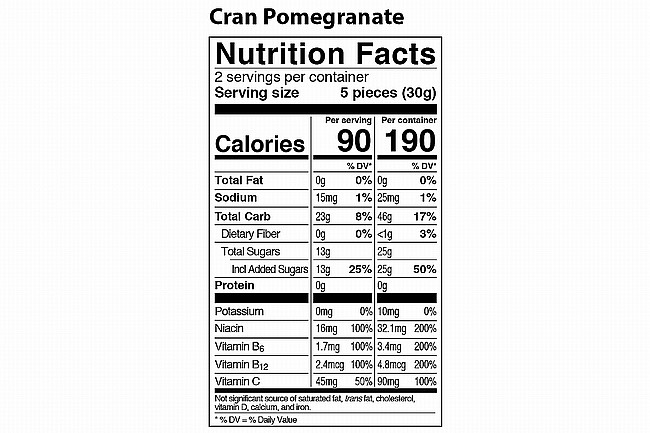 PROBAR Bolt Energy Chew (Box of 12) Cran-Pomegranate