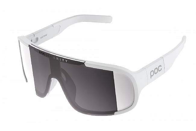POC Aspire Sunglasses Hydrogen White - Violet/Silver Lens