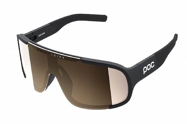 POC Aspire Sunglasses Uranium Black -  Brown/Silver Lens