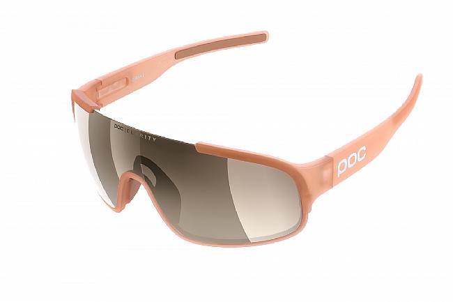 POC Crave Sunglasses Light Citrine Orange - Brown/Silver Mirror