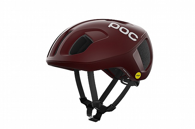 POC Ventral MIPS Road Helmet Garnet Red Matte