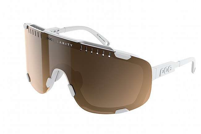 POC Devour Sunglasses Hydrogen White-Brown/Silver Mirror