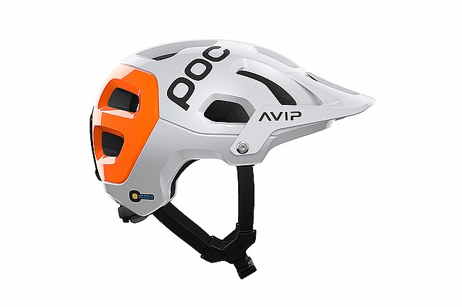 POC Tectal Race MIPS NFC MTB Helmet Hydrogen White/Fluorescent Orange AVIP