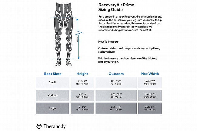 RecoveryAir Prime Pneumatic Leg Compression System 