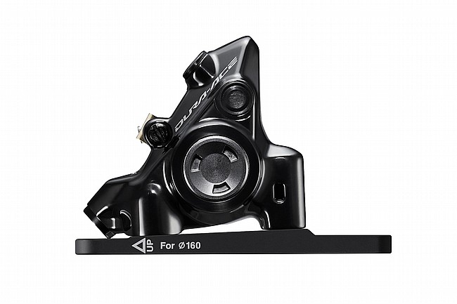Shimano Dura-Ace BR-R9270 Disc Brake Caliper Front - Flat Mount W/Bracket for 140/160mm