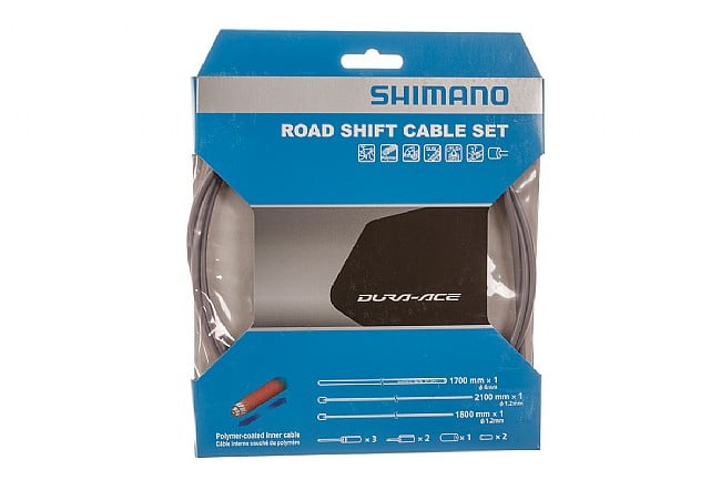 Shimano Polymer Coated Shift Cable Set Grey