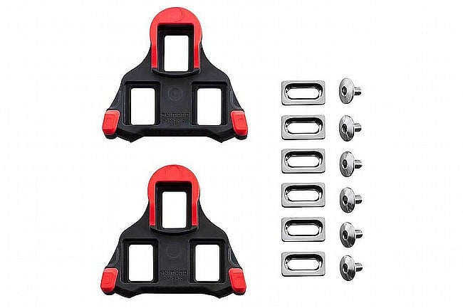 Shimano SPD-SL Replacement Cleats Without Float - RED