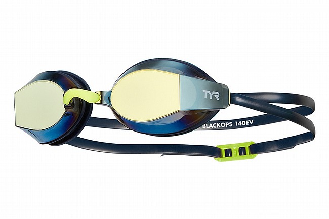 TYR Sport Black Ops 140 EV Racing Mirrored Goggle Gold/Navy