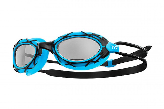 TYR Sport Nest Pro Goggle Blue Black Frame/Smoke Lens