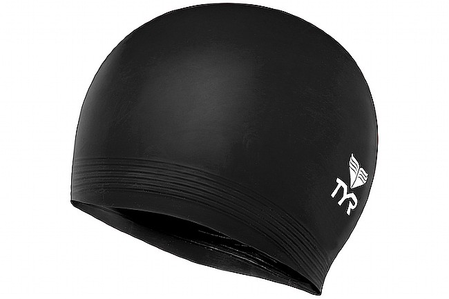 TYR Sport Latex Swim Cap Black