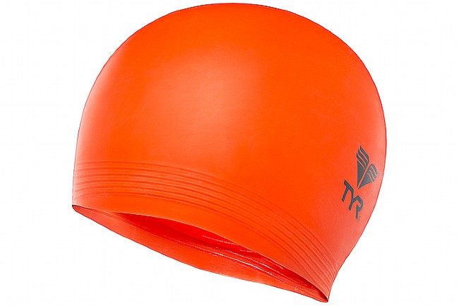 TYR Sport Latex Swim Cap Fluorescent Orange
