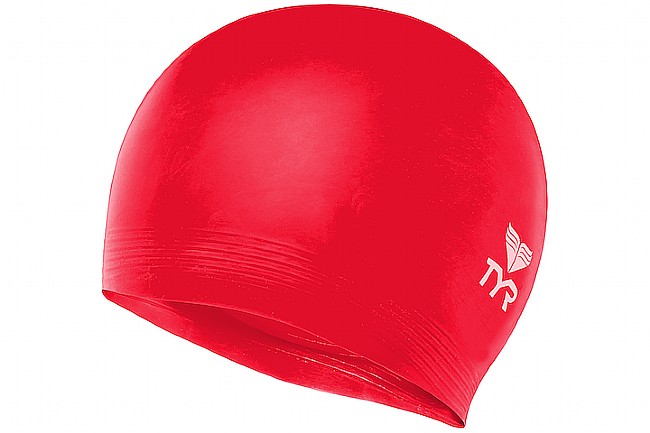 TYR Sport Latex Swim Cap Red