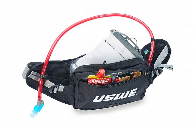 USWE Zulo 2 Plus Hydration Hip Pack Carbon Black