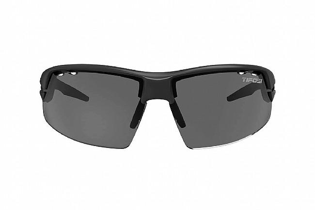 Tifosi Crit Sunglasses Matte Black - Smoke/AC Red/Clear Lenses