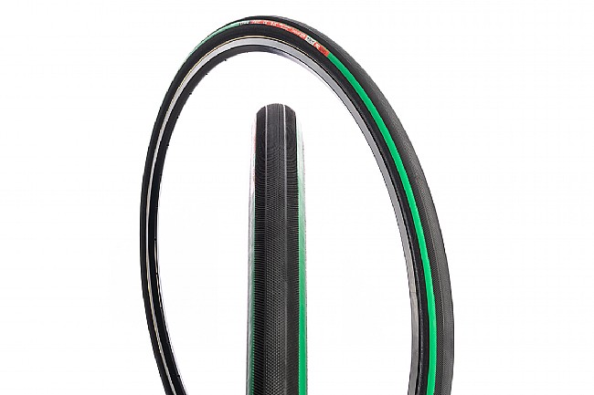Vittoria Pave CG III Tubular Road Tire (320 TPI) 700 x 30mm - Black/Green/Black