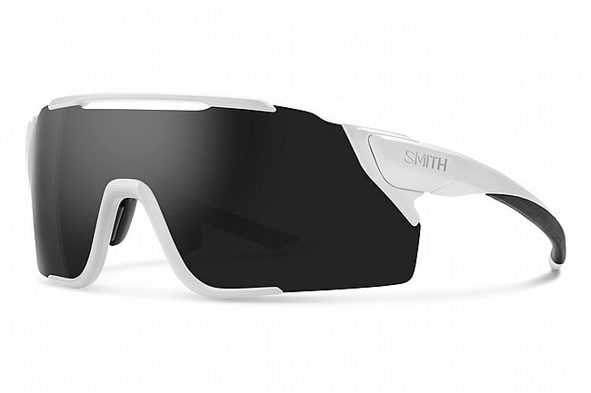 Smith Attack MAG MTB Sunglasses Matte White - ChromaPop Black Lenses