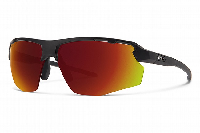 Smith Resolve Sunglasses Matte Black - ChromaPop Red Mirror Lenses