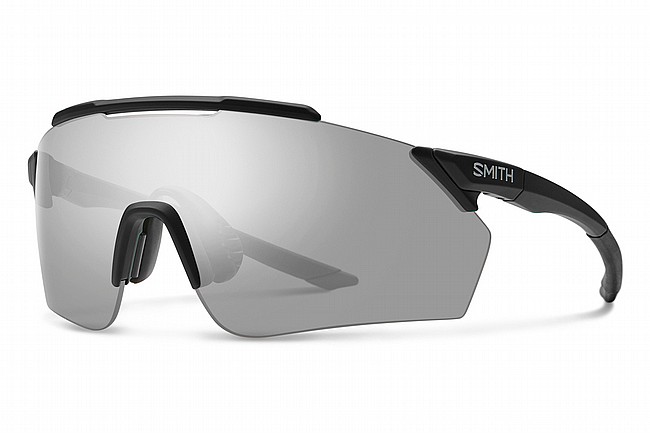 Smith Ruckus PivLock Sunglasses Matte Black - ChromaPop Platinum Mirror Lenses