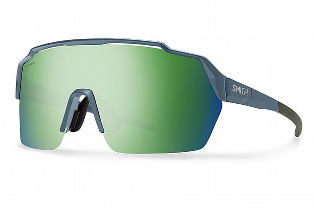 Smith Shift Split MAG Sunglasses Matte Stone / Stone Moss - ChromaPop Green Mirror 