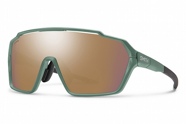 Smith Shift MAG Sunglasses Alpine Green - ChromaPop Rose Gold Mirror