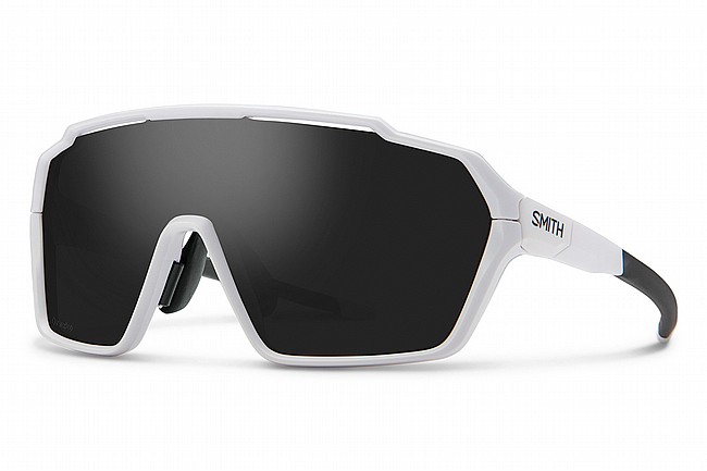 Smith Shift MAG Sunglasses Matte White - ChromaPop Black Lenses