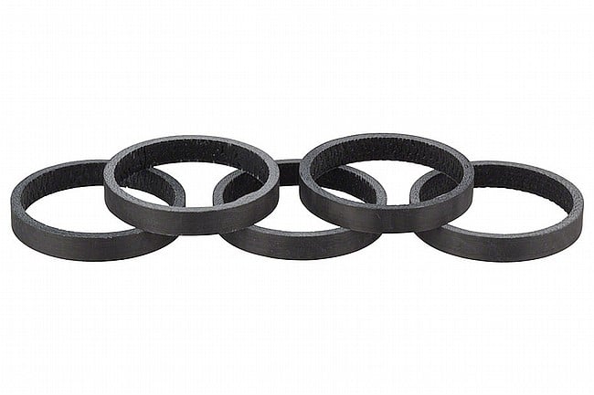 WHISKY No.7 Carbon Headset Spacer (5-Pack) 5mm - Matte Carbon