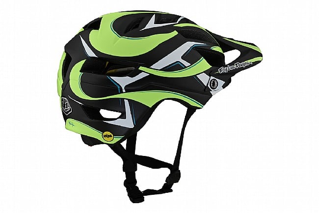 Troy Lee Designs A1 MIPS Youth MTB Helmet Welter Black/Green